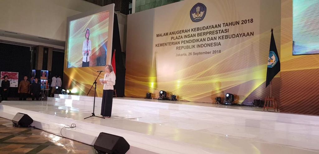 Penghargaan Kementrian Kebudayaan Indonesia kepada Komunitas Sant'Egidio atas kerja mempromosikan dialog antar agama dan perdamaian